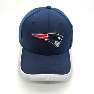New England Patriots New Era 39Thirty Hat Cap Stretch Fit Medium Large Blue Gray